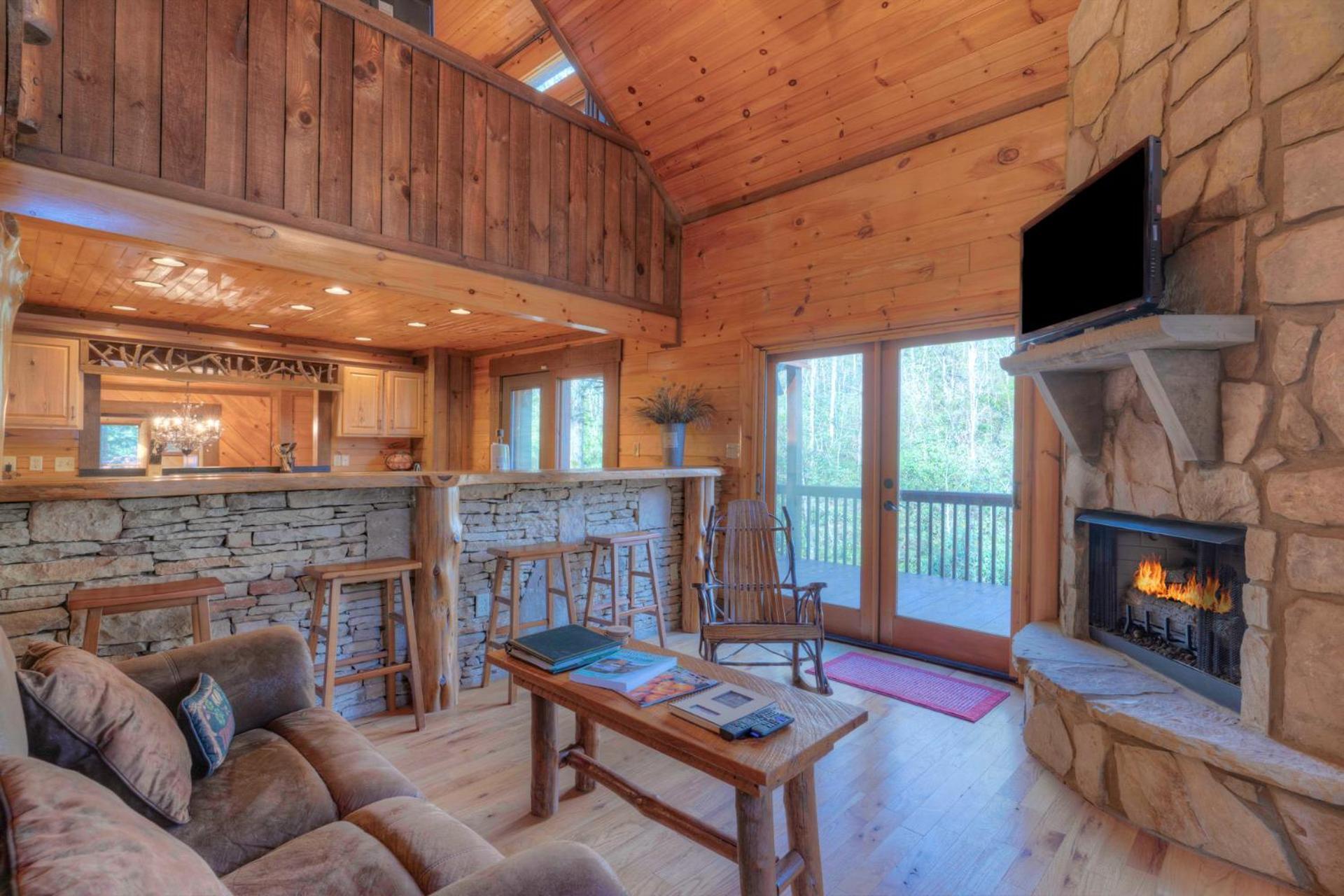 Rushing Waters - Creekside Cabin In North Ga Blue Ridge Eksteriør billede