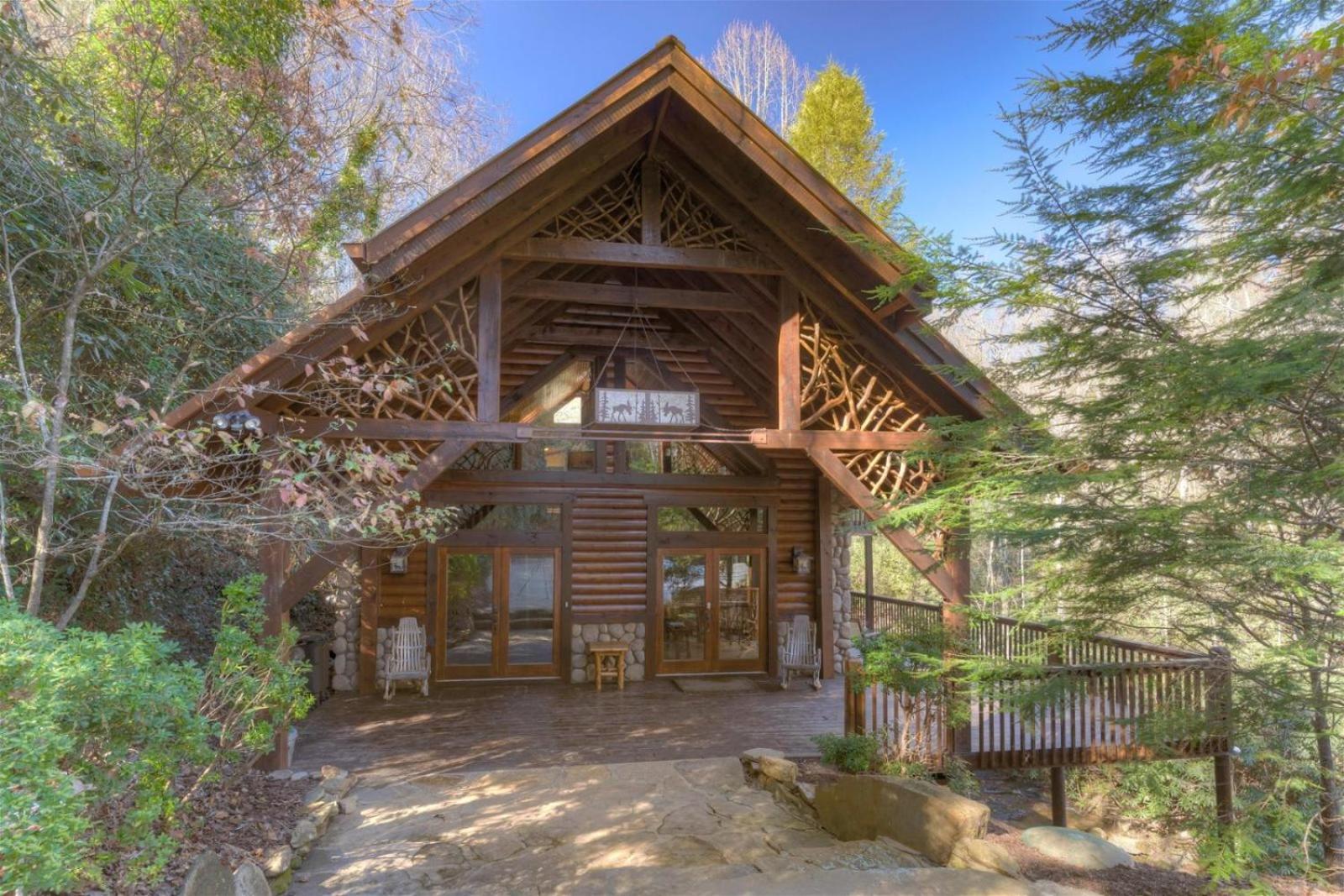 Rushing Waters - Creekside Cabin In North Ga Blue Ridge Eksteriør billede